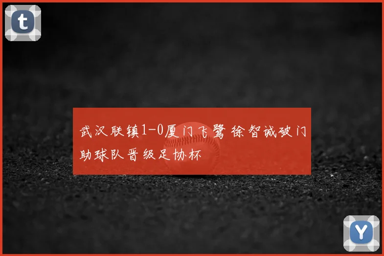 武汉联镇1-0厦门飞鹭 徐智诚破门助球队晋级足协杯